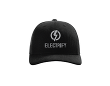 EE Trucker Hat - Black W Silver