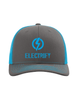 EE Trucker Hat - Charcoal/Neon Blue