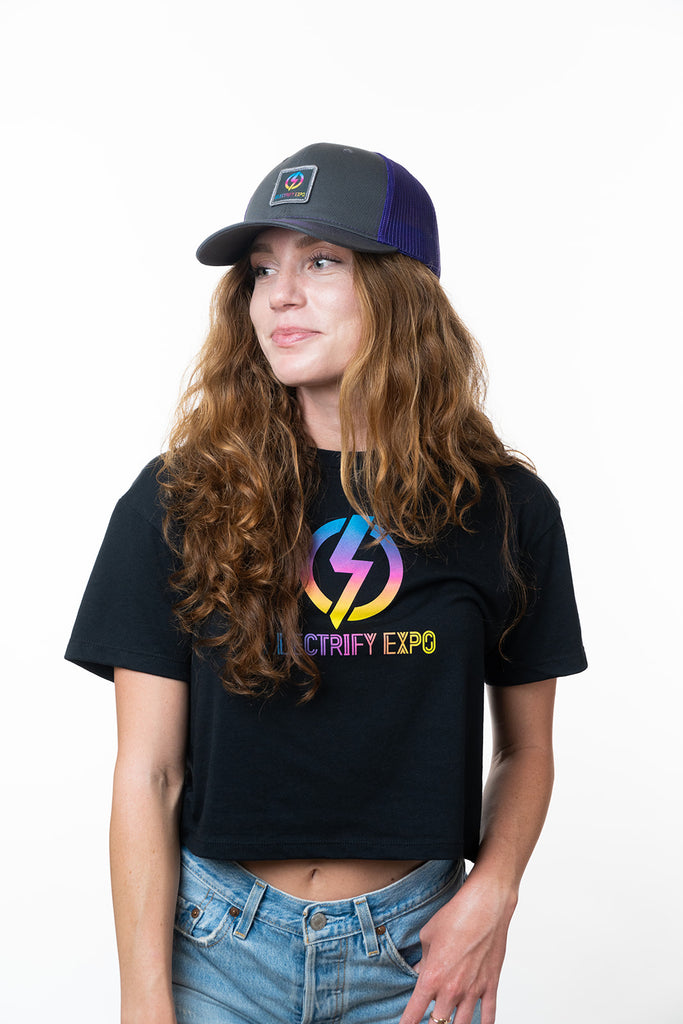 EE Patch Hat - Grey/Purple– Electrify Expo Merchandise